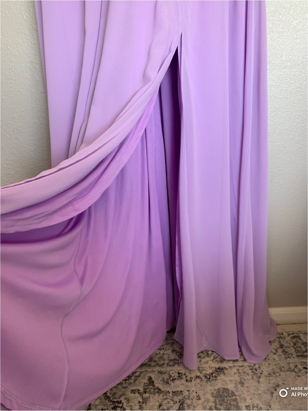 Lulus 3X Heavenly Hues Lavender Maxi Dress NWT Formal Party Wedding Bridesmaid - Picture 7 of 17